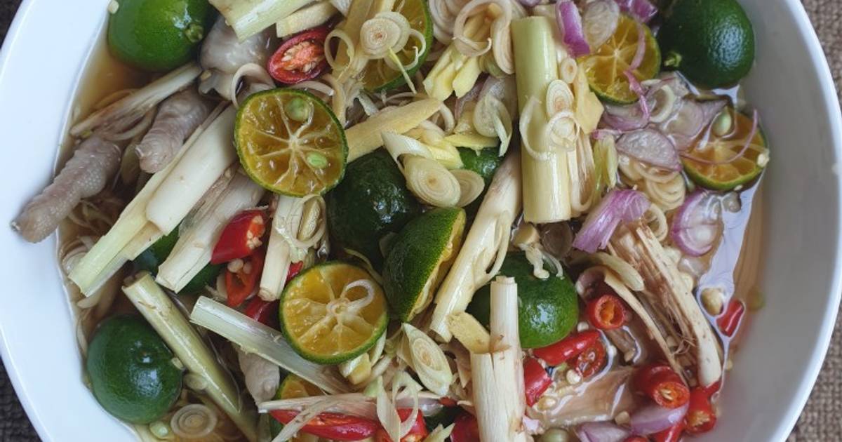 Chân gà sả tắc