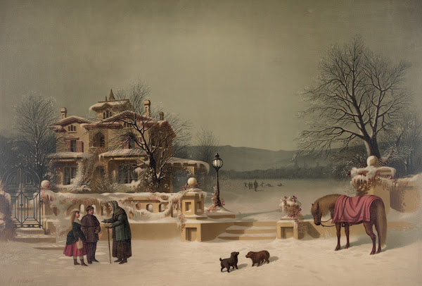 American winter scene 1874