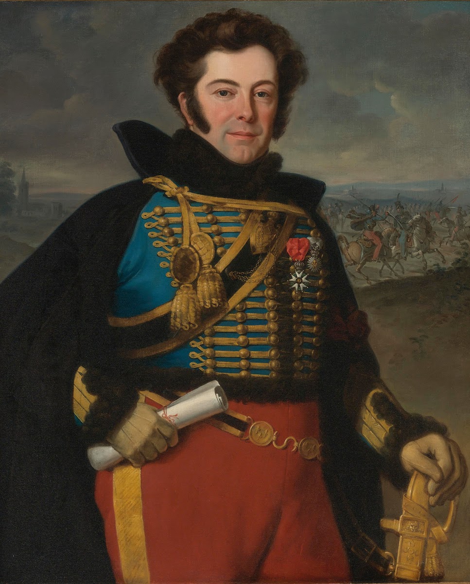 Portrait Of Colonel Auguste Frederic Bon Amour Marquis De Talhouët