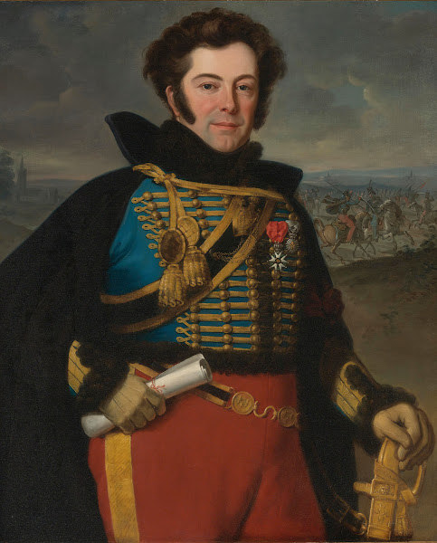 Portrait Of Colonel Auguste Frederic Bon Amour Marquis De Talhouët