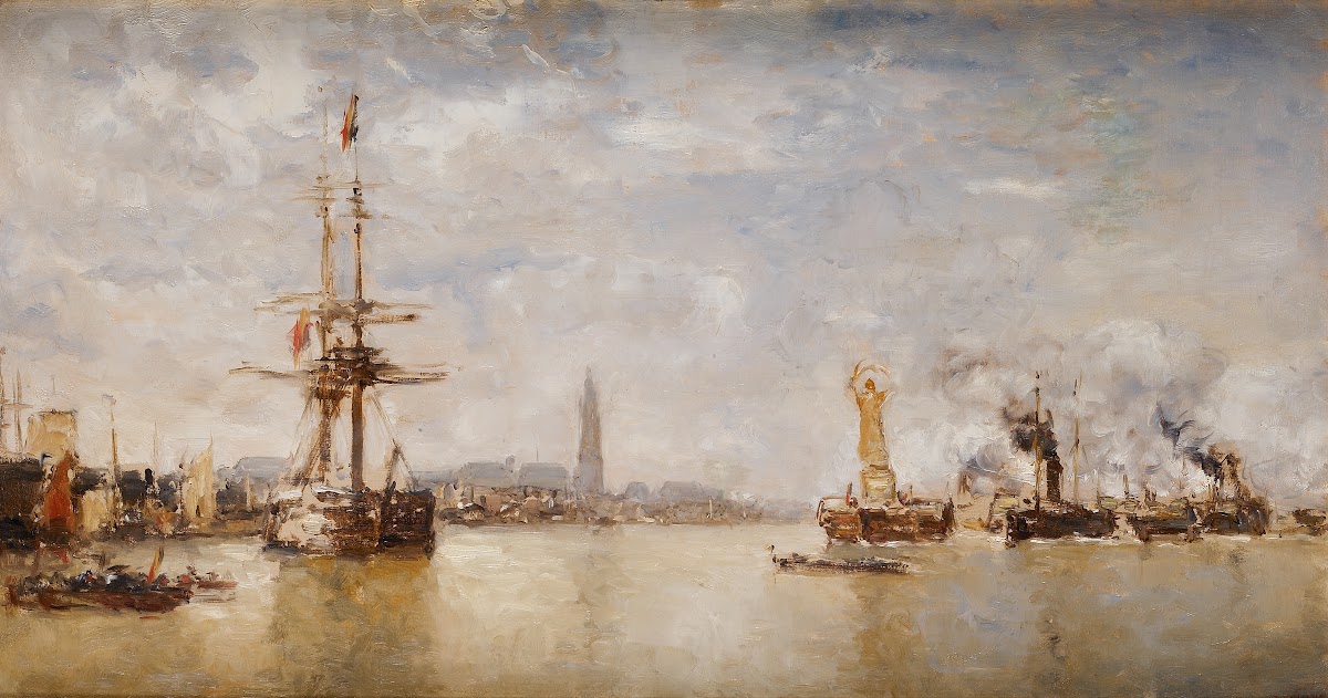 Feestelijkheden op de Schelde naar aanleiding van de afkoping van de Scheldetol