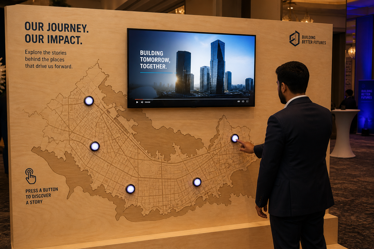 Activity Button Wall — view 2