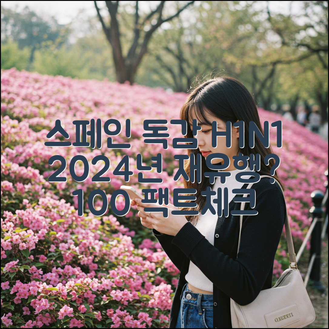 스페인 독감 H1N1, 2024년 재유행 100%?