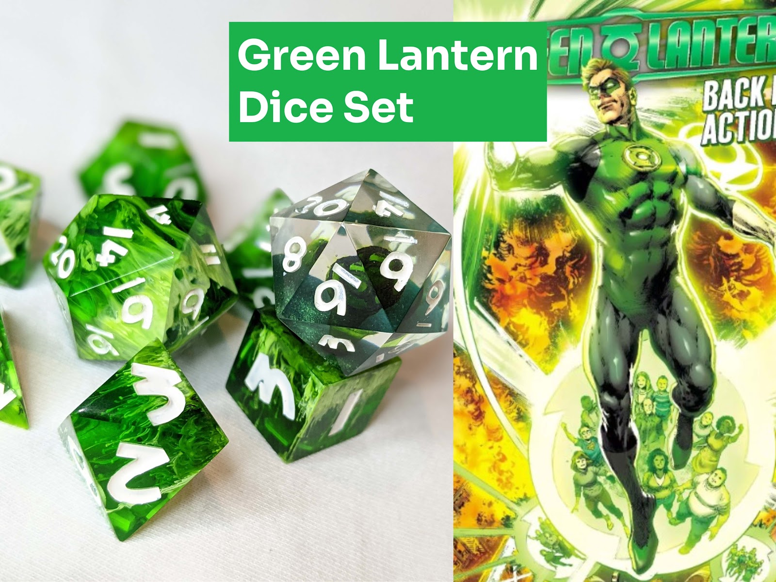 Green Lantern Dice Set