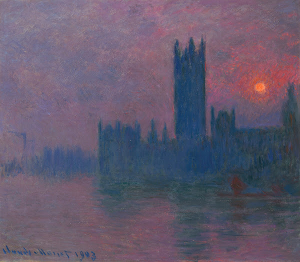 Le Parlement soleil couchant 1900 1903