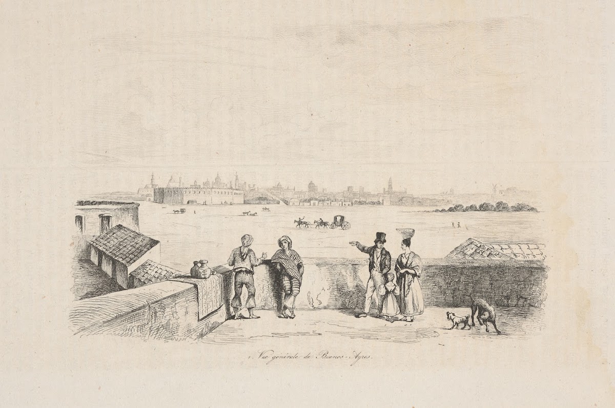 General view of Buenos Aires 1836