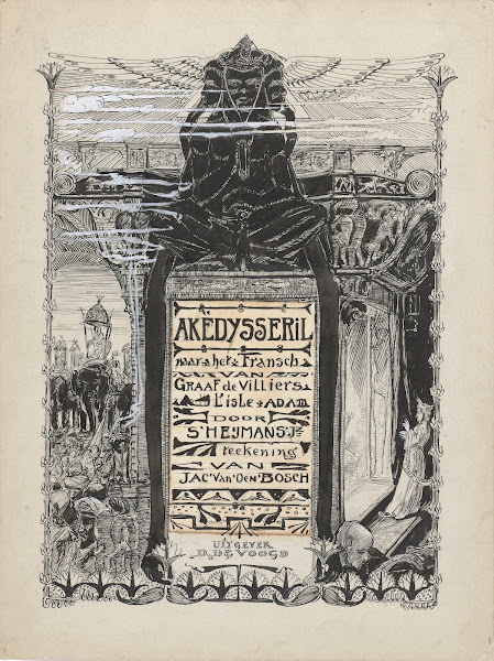 Ontwerp voor het titelblad van Akëdysseril 1878   1948