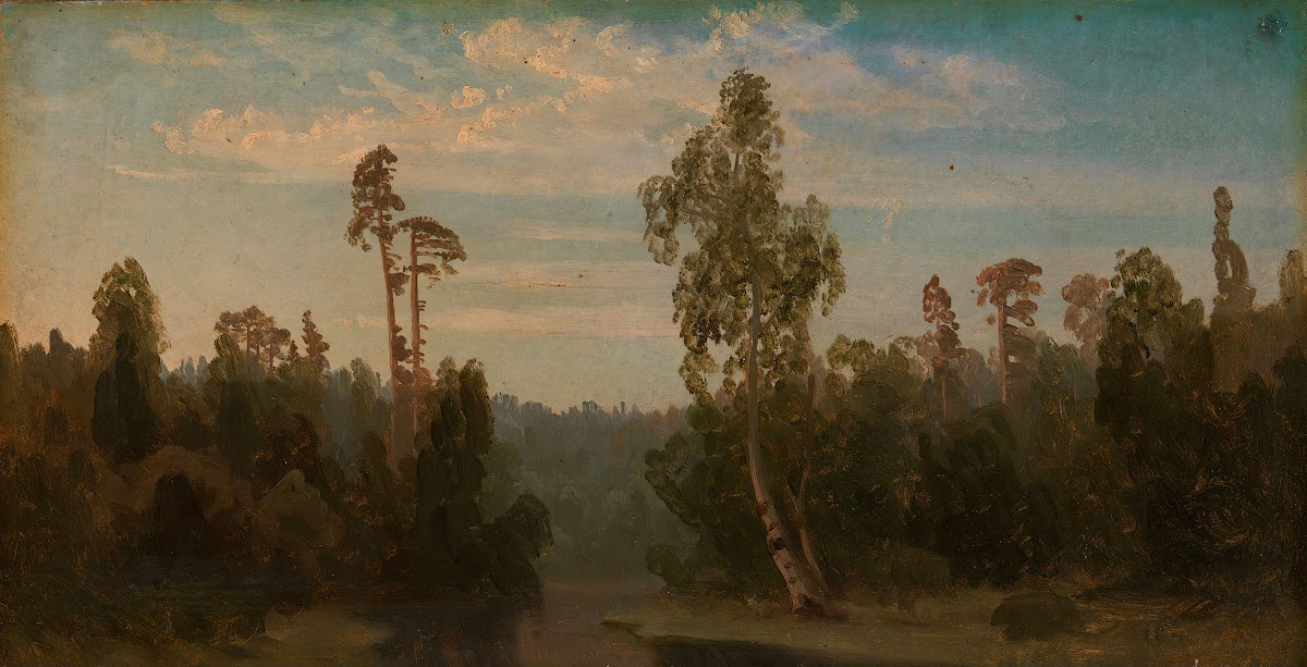 Landscape Study with a Lake 1850