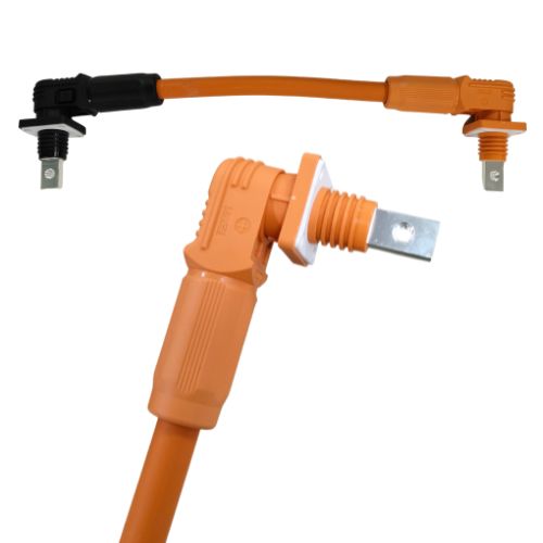 ESS CONNECTOR(ORANGE+BLACK)WITH 50SQMM/250A-280MM (c352)