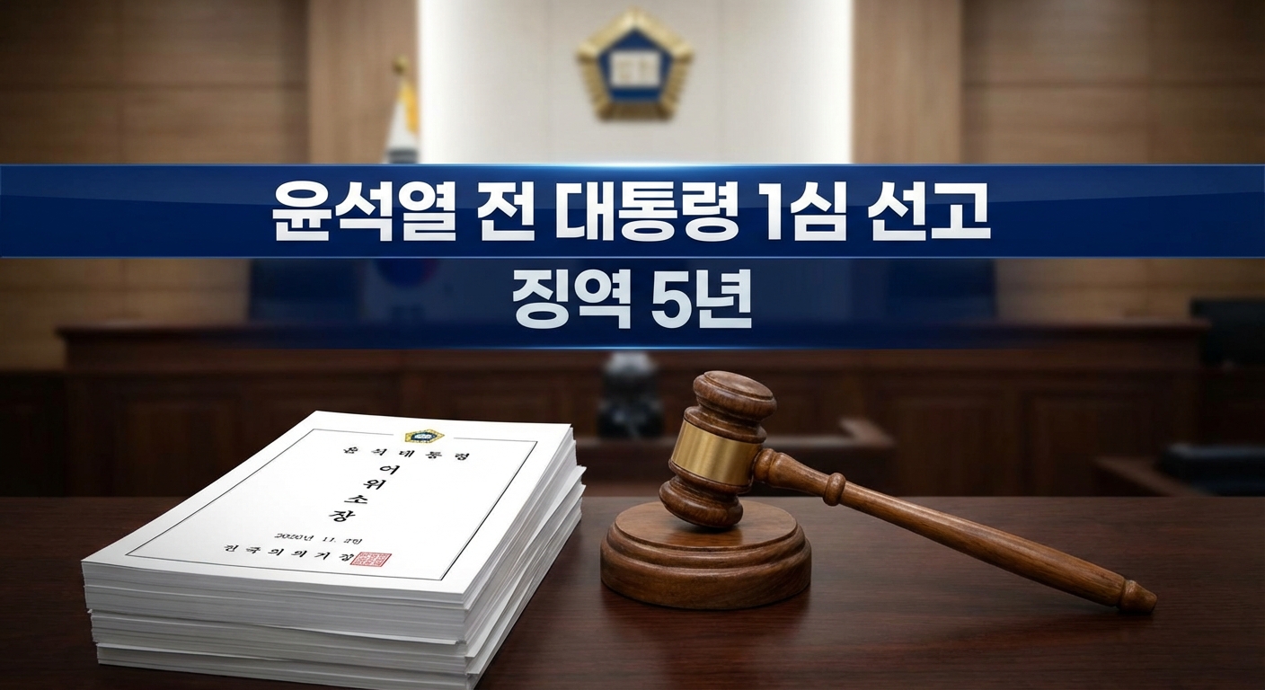윤석열 전 대통령 1심 선고 현장