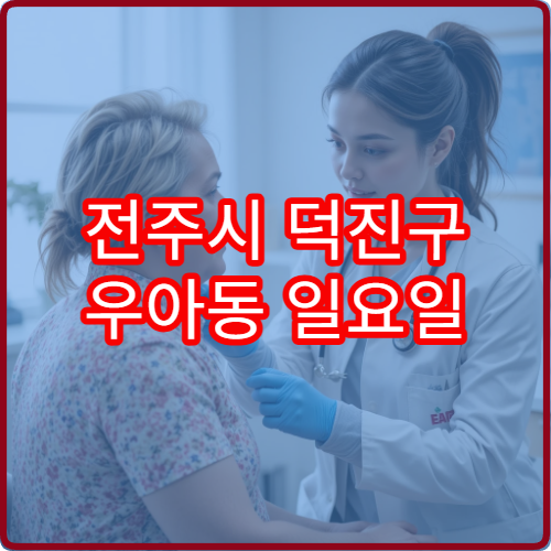 전주시 덕진구 우아동 일요일 진료 치과 주말 응급 대응