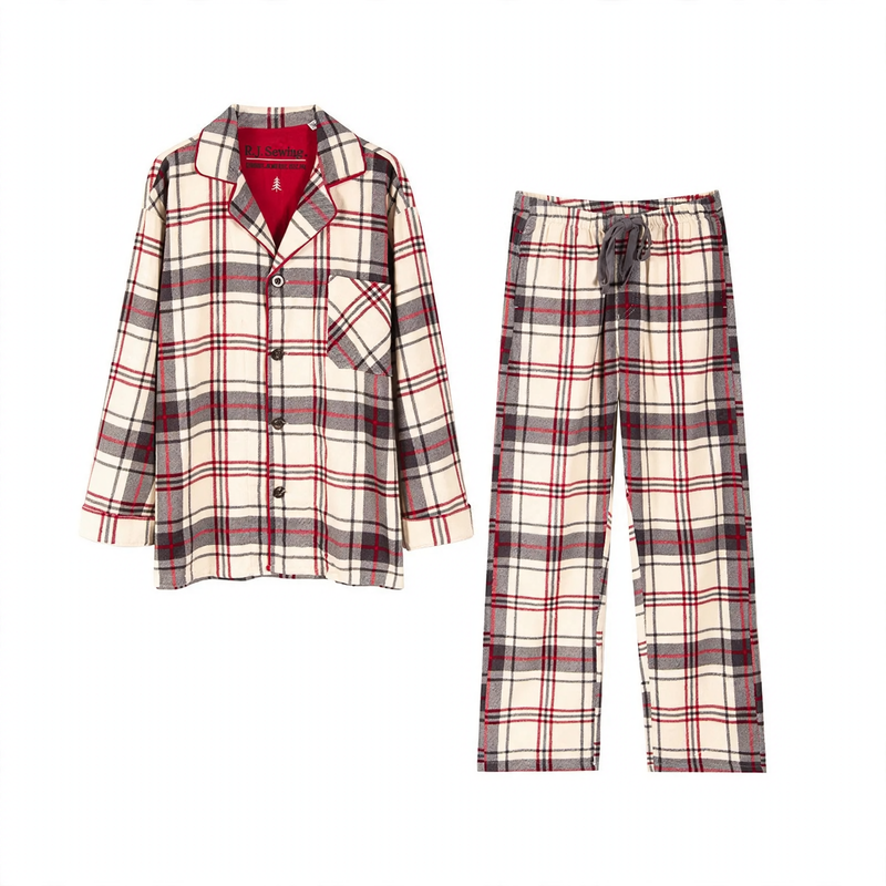 Men's loungewear, lined, brushed on both sides