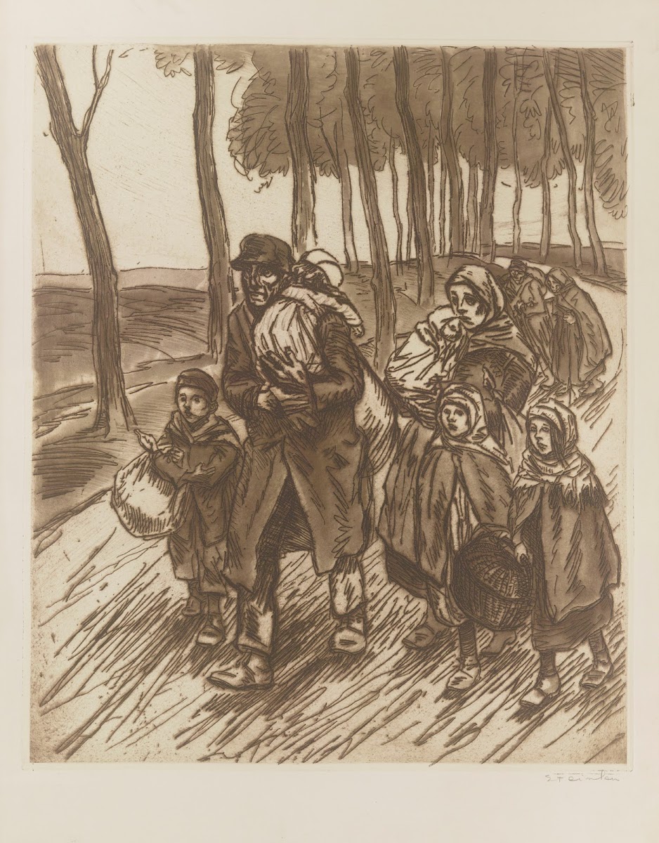 Famille en fuite 1915
