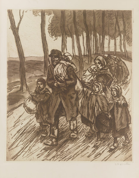 Famille en fuite 1915