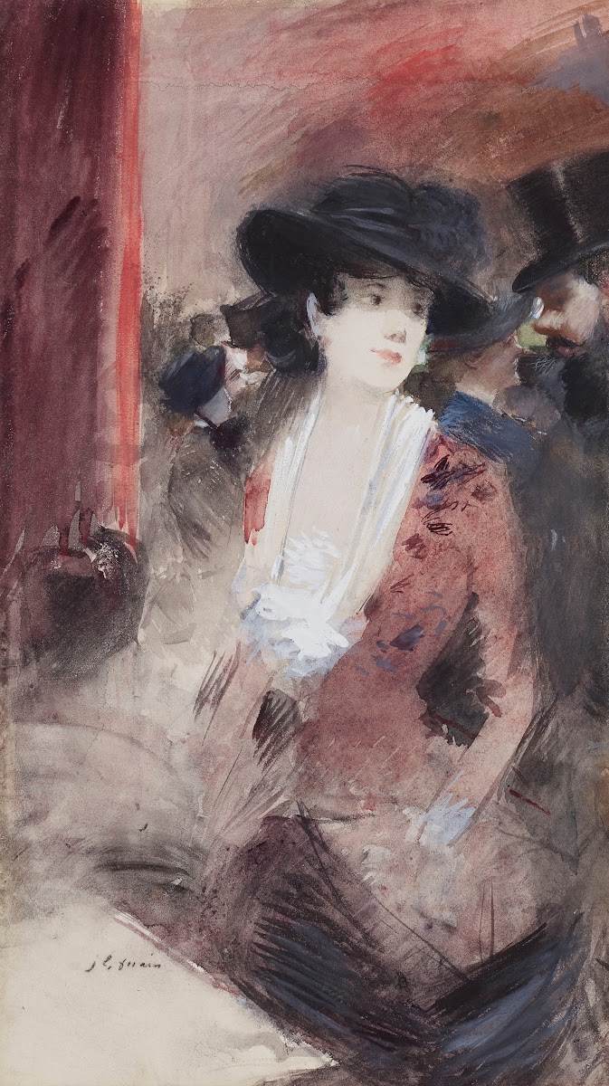 Au foyer du théâtre 1883
