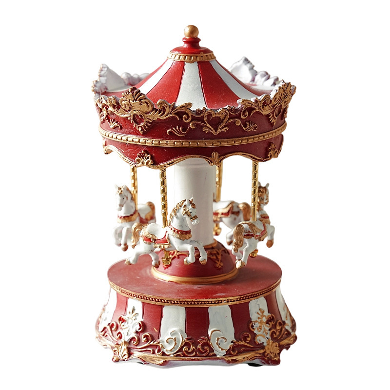 Weihnachts-Spieluhr aus Kunstharz