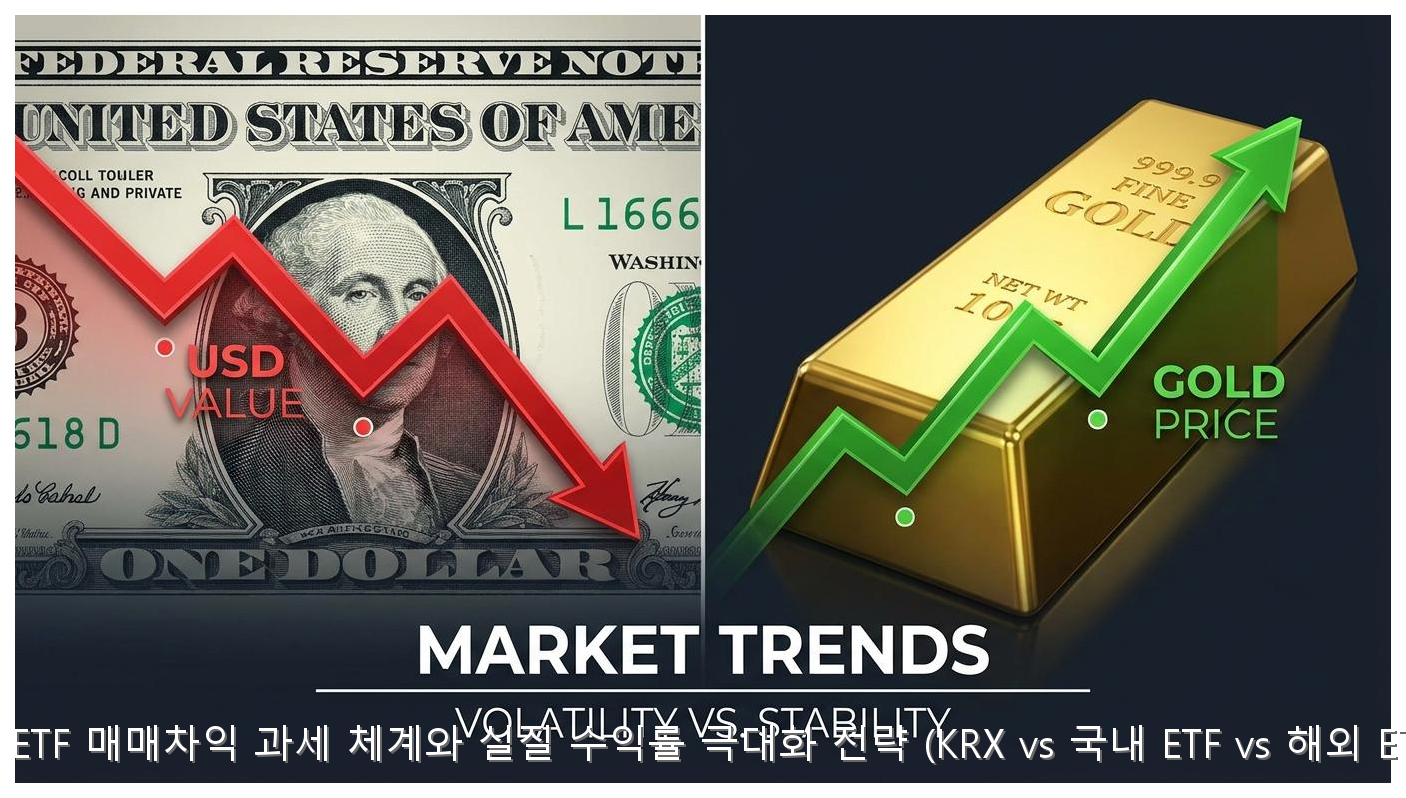 금 ETF 세금 절세 및 실질 수익률 분석 핵심 안내 및 분석 인포그래픽 (7)