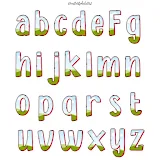 Canva Frames Sketched Boldy three Layers Doodle Alphabets photo 3 template 265