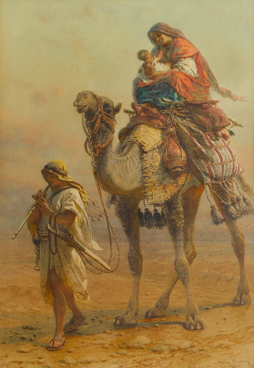 A family of wandering Arabs