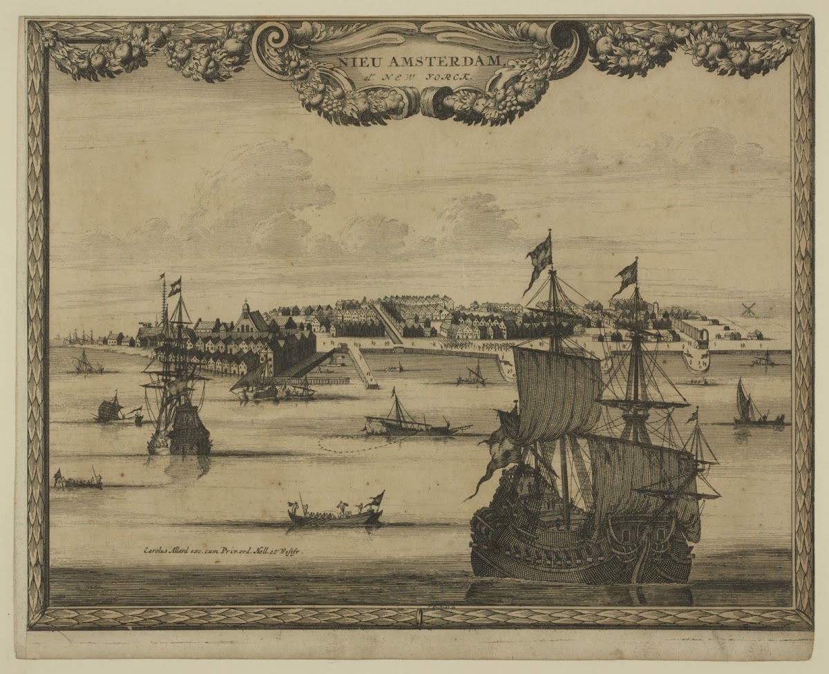 Nieu Amsterdam at New Yorck 1700