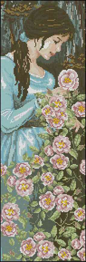 CMP 270169 Girl With Roses