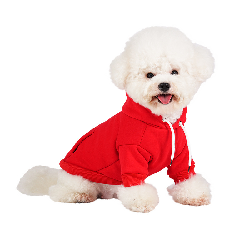 Baumwoll-Sweatshirt für Hunde, gefüttert, Herbst/Winter