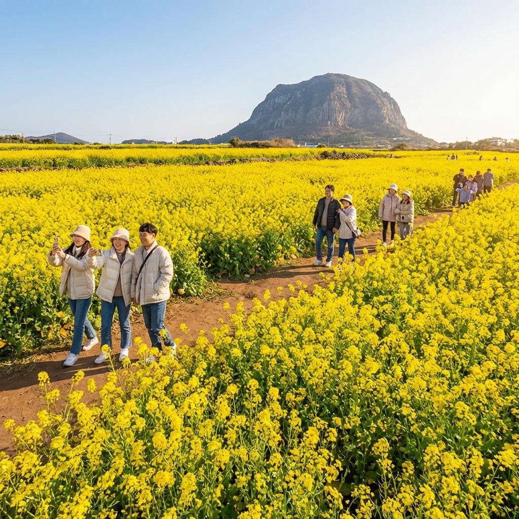 놓치면 후회할 2026 제주 유채꽃 축제 및 숨겨진 명소 3곳
