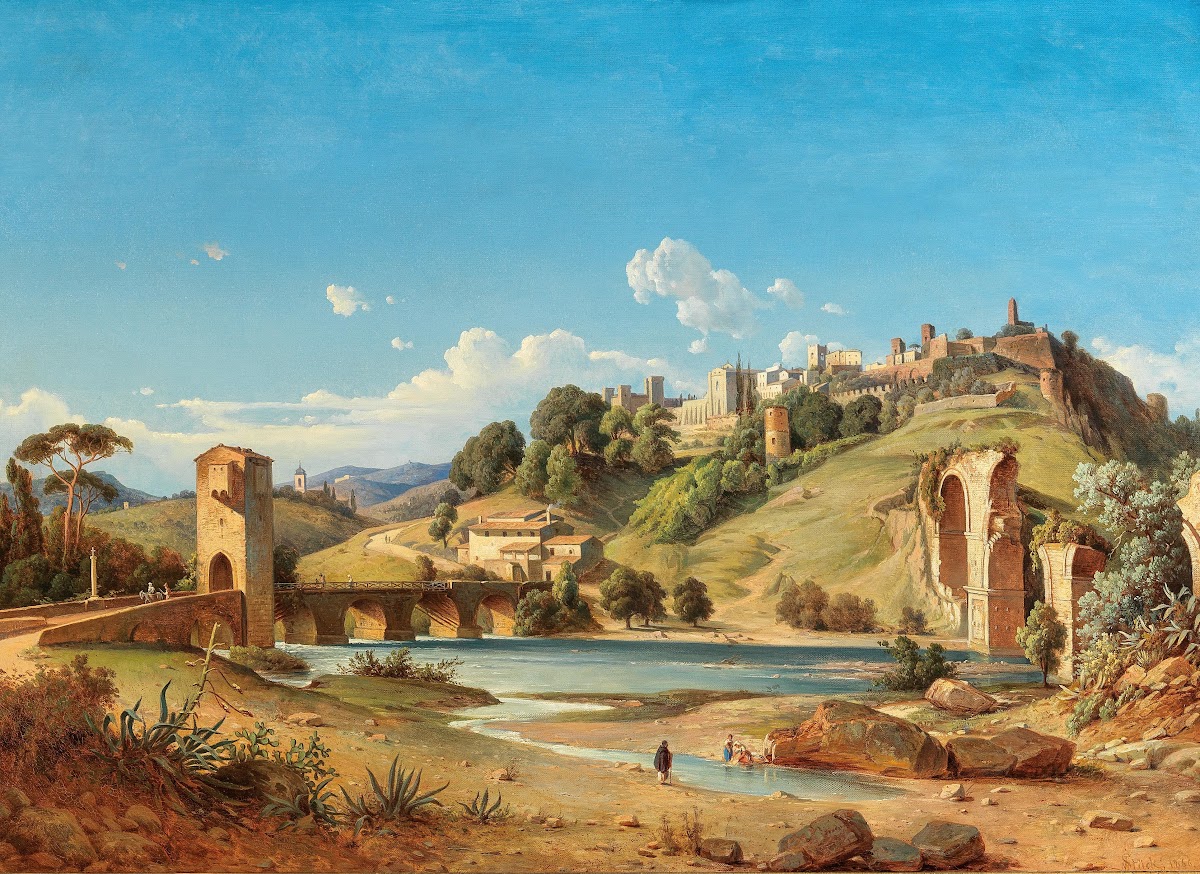 View of the town of Narni 1866