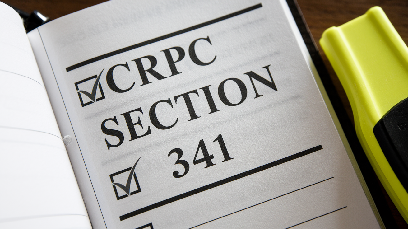 CrPC Section 341 – Wrongful Restraint Defined