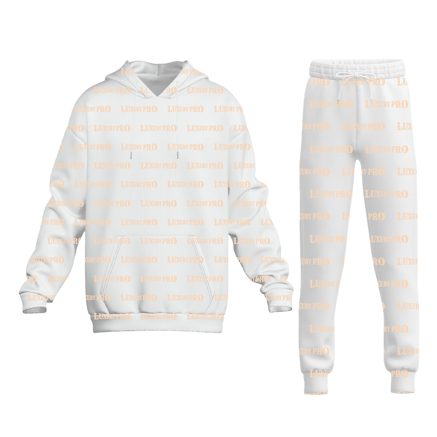 AOP All Over Print Micro Fleece Hoodie (300g) & Sweatpants Set (300g)