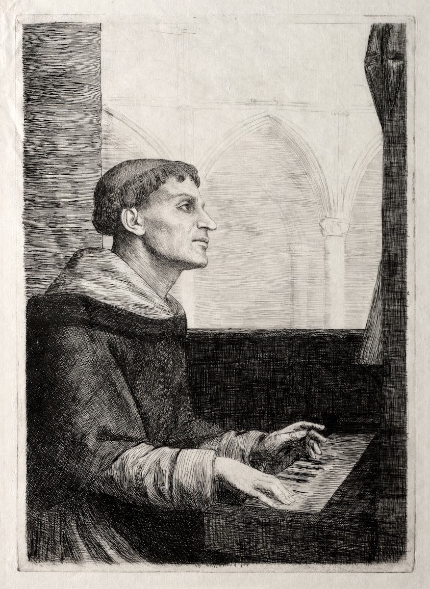 The Monk at the Organ 1870