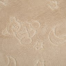 Children's blanket Twins Bear Hugs 100x80 (velour) beige