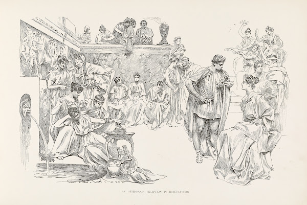 An afternoon  reception in Herculaneum 1896