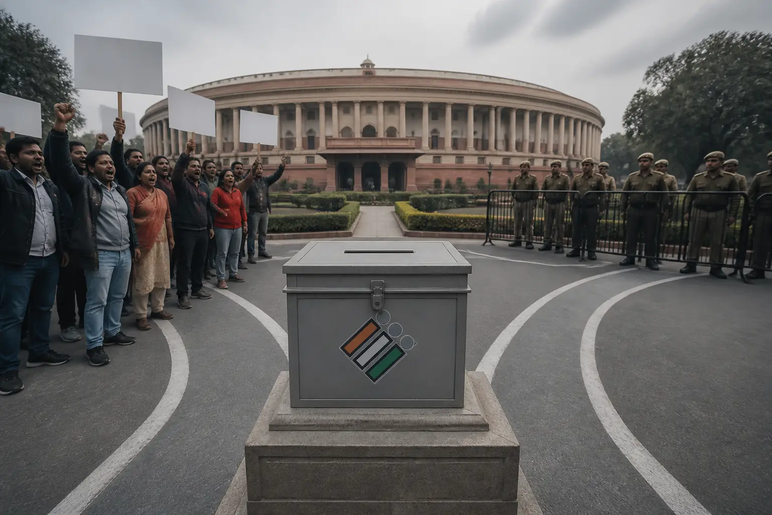 Editorial image for Delhi protesters demand resignation of India's Chief Election Commissioner