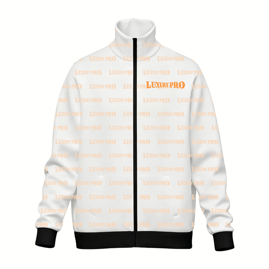 AOP WIM Zip Up Collar Jacket Riveted Stripes