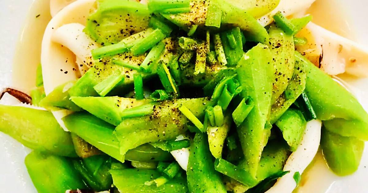 Mực Xào Mướp