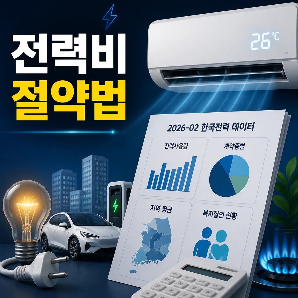 에어컨 전기요금이 걱정될 때 가구 평균 사용량으로 보는 기준