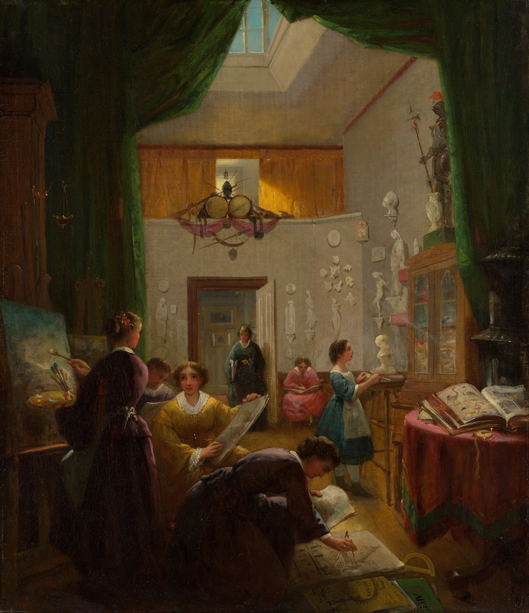 Art Students ca 1871