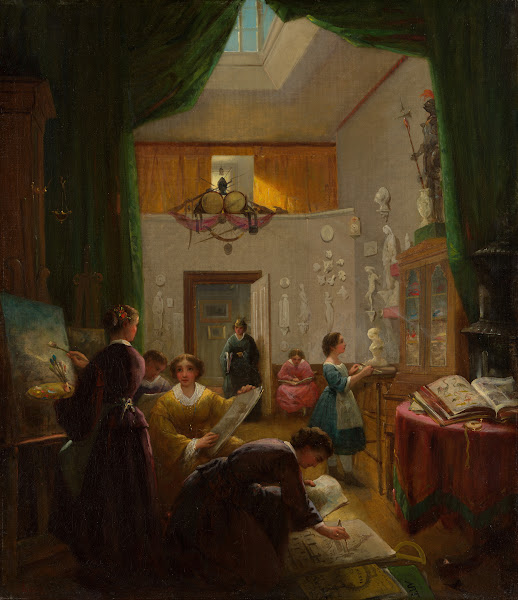 Art Students ca 1871