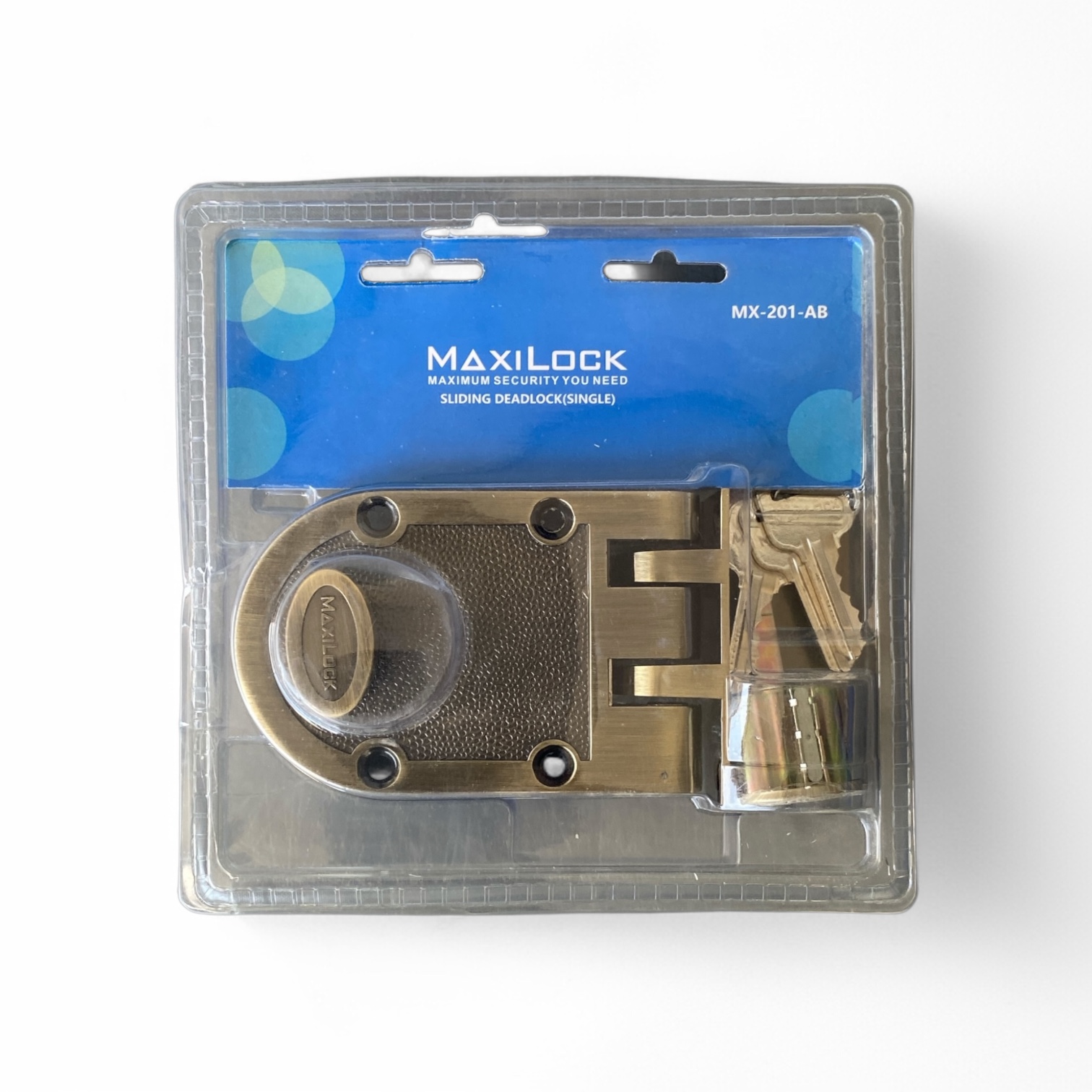 Maxilock Sliding Door Deadlock Single