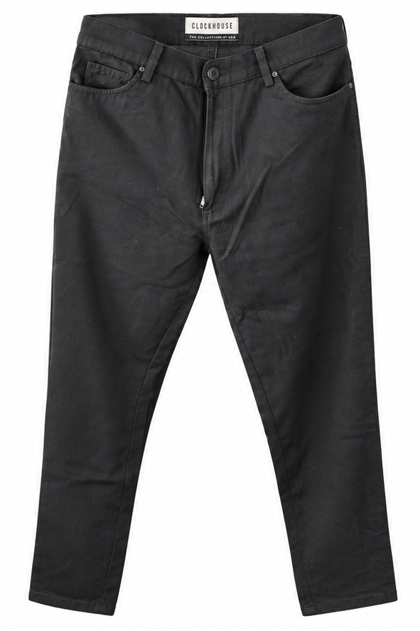 Barbati - Pantaloni bărbați Clockhouse negri XXL