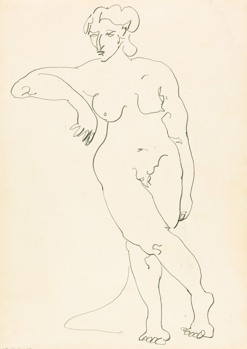 Standing Female Figure 4 1910   1915