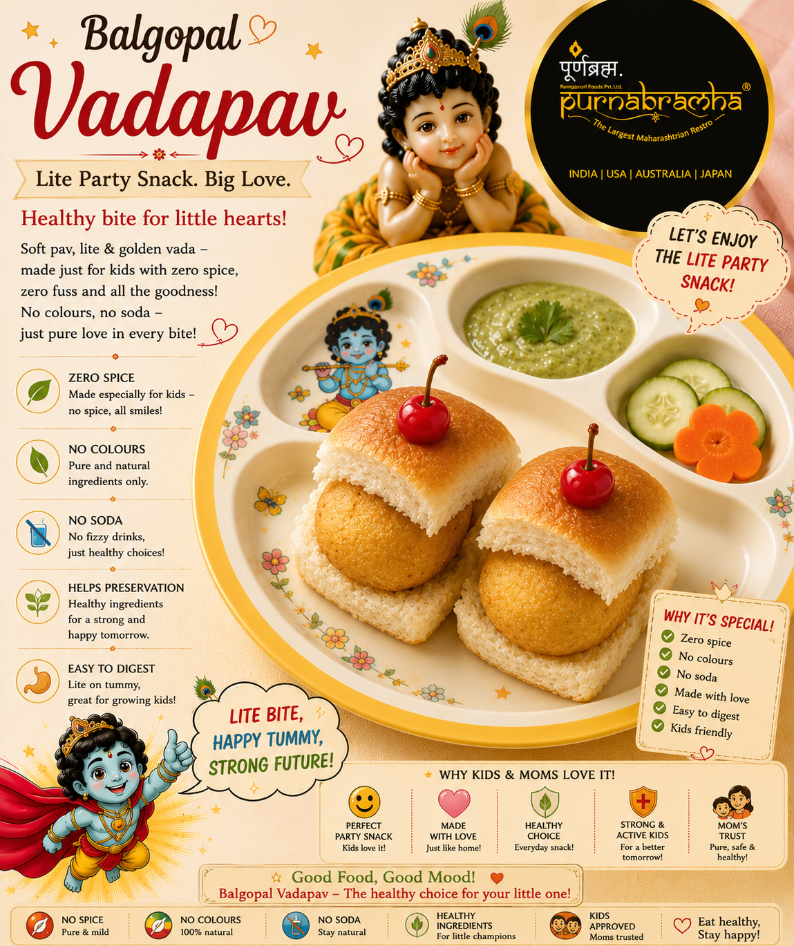 BG Vada Pav - Maharashtrian dish at Purnabramha