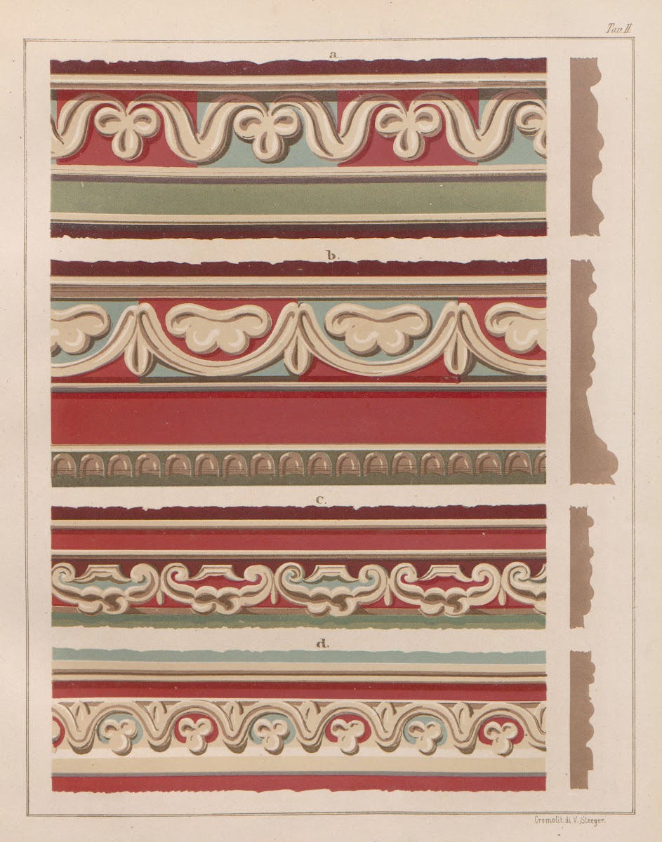 The most beautiful walls in Pompeii Pl09 1877
