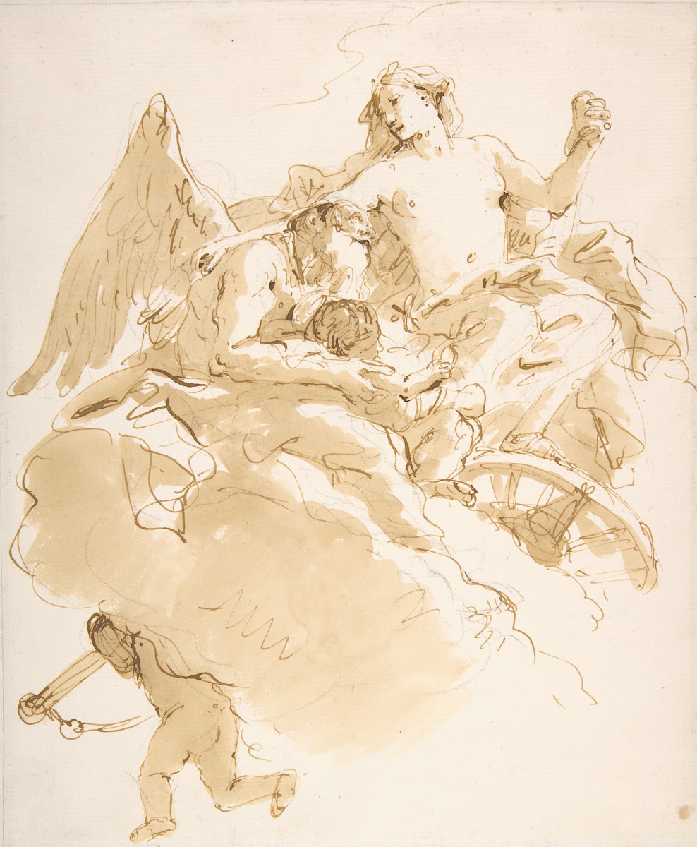 Venus Entrusting an Infant to Time 16961770