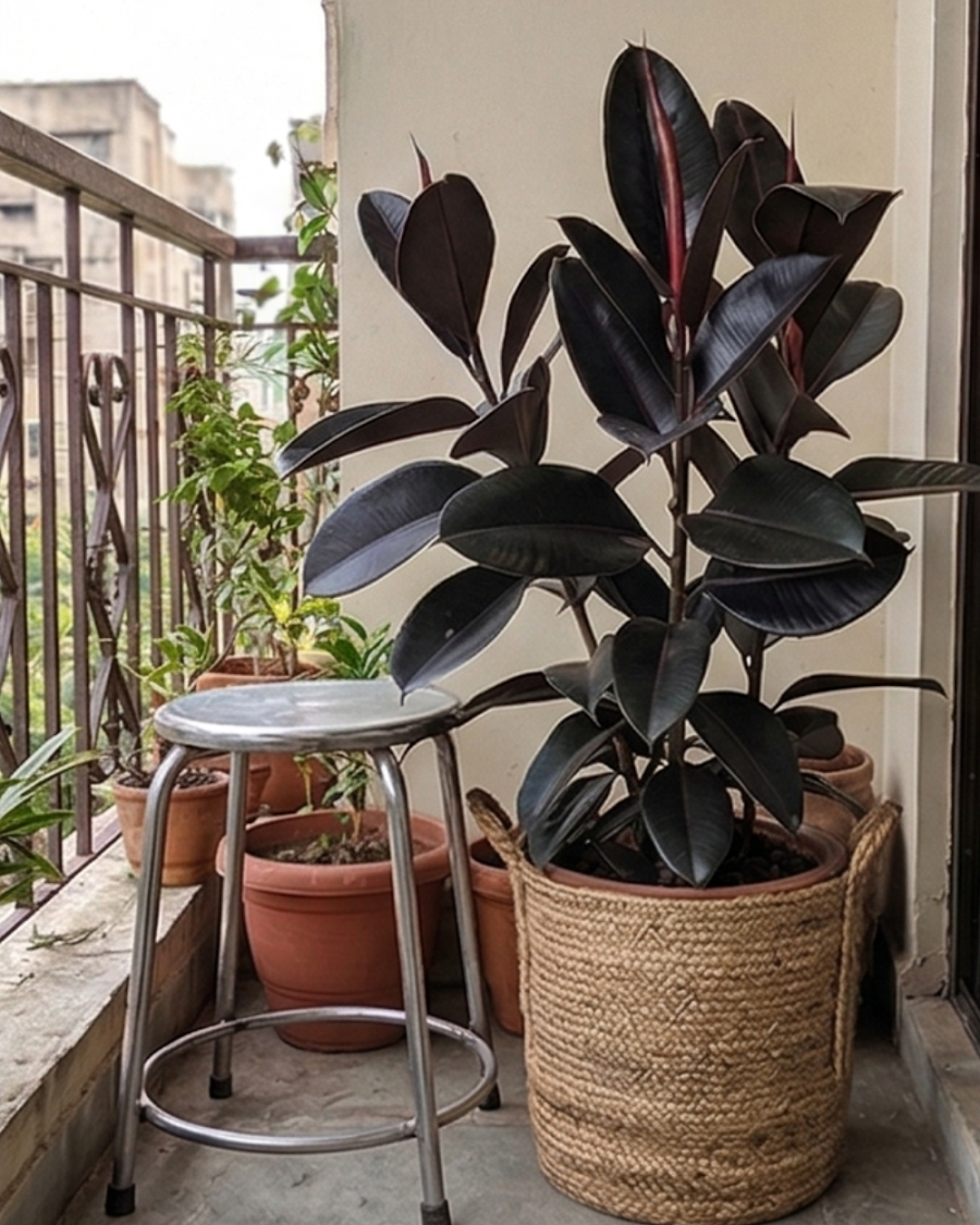 Black Rubber Plant — view 3