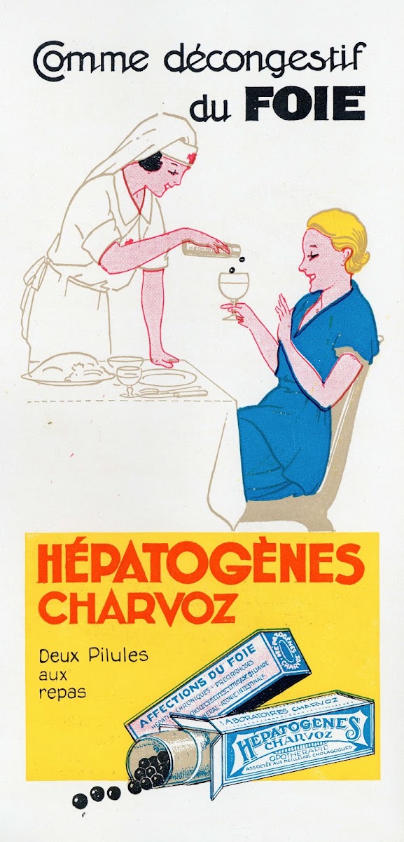 Comme décongestif du foie 1910 1950