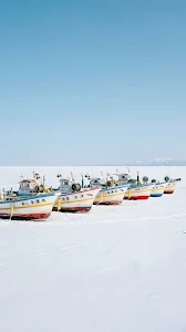 Hot Latte with Heart Art on Wood