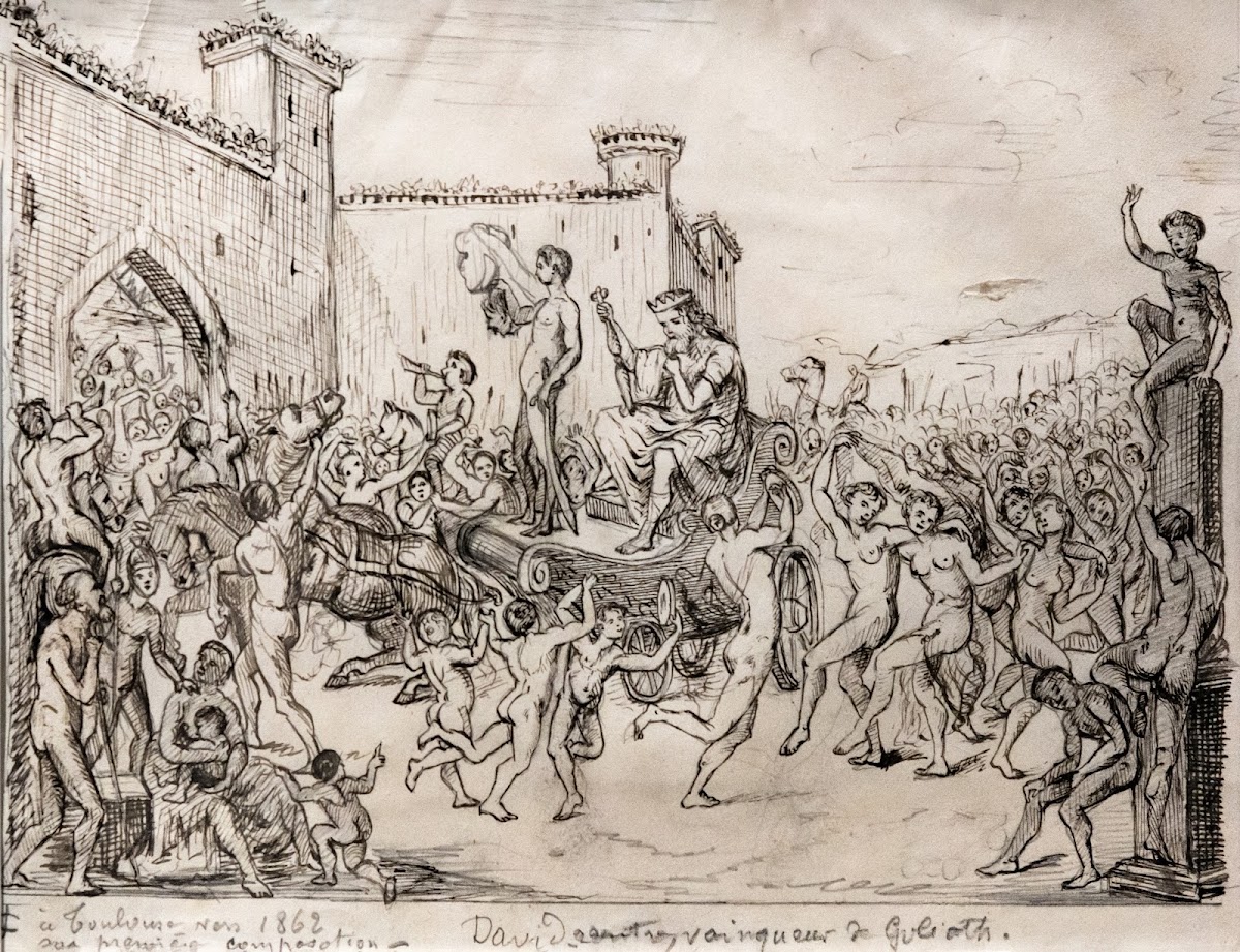 David Returns Winner Of Goliath 1862