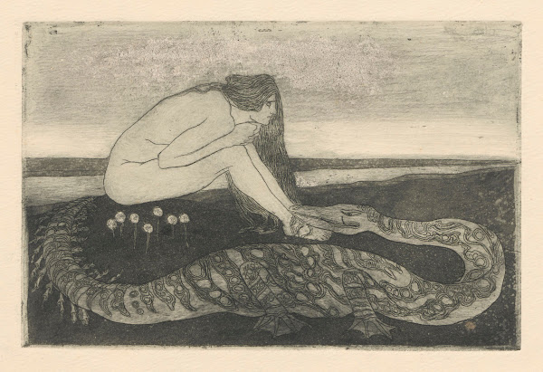 Woman and dragon 1910